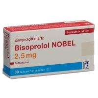 Бисопролол Нобель таблетки, покрытые пленочной оболочкой 2,5 мг 30 шт.