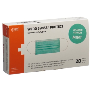 WERO SWISS Protect Mask Type IIR мятный